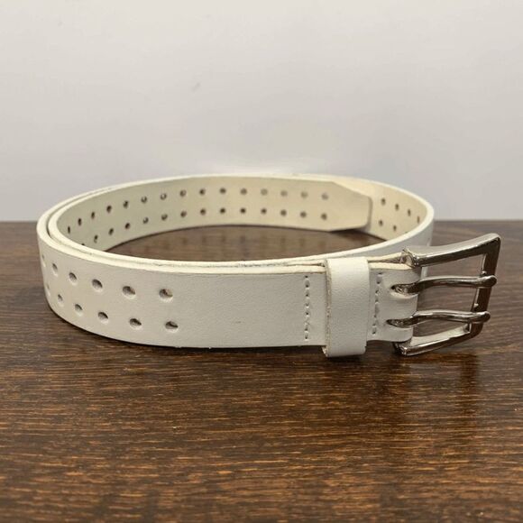 unbranded Accessories - 32" White Leather Belt